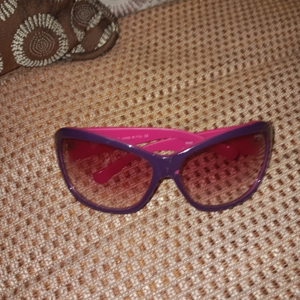 CHANEL Purple and Pink Gradient Women's Sunglasses